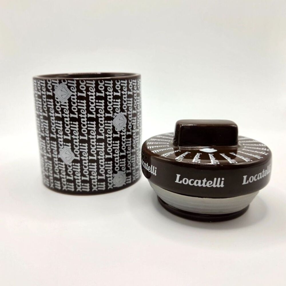 Locatelli Pecorino Romano Ceramic Cheese Jar with Lid Lidded Grated Cheese Crock